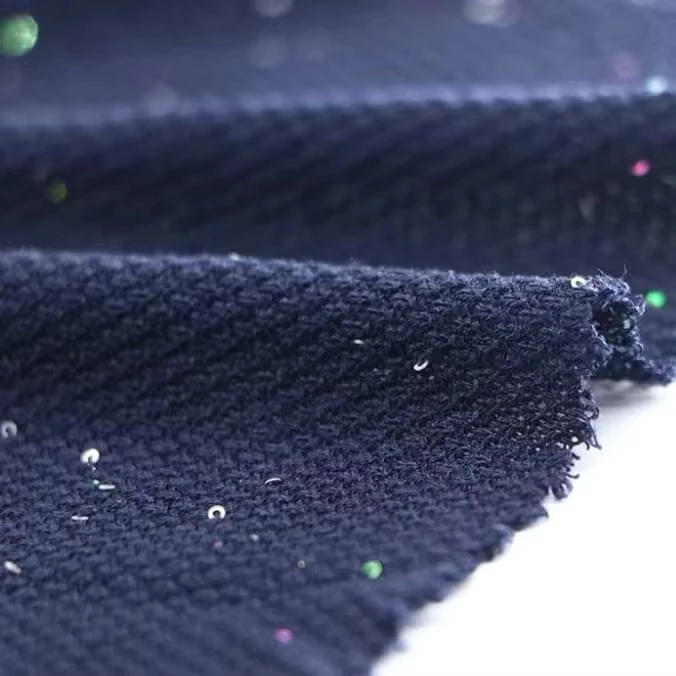 30S/2 mercerized pearl yarn 99% viscose 1% polyester sequin blended yarn suitable for knitting sweaters