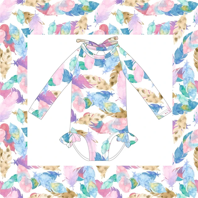 Custom 4 Way Stretch Printed Floral Printing Lycra 80 Polyester 20 Spandex Swimwear Recycle Poly Swimsuit fabric