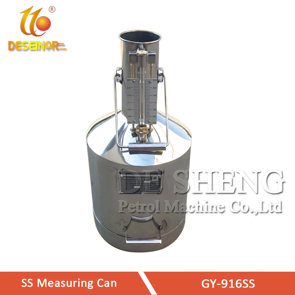 Stainless Steel 20L Standard Fuel Measuring Can Calibrated Prover