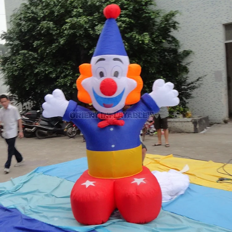 Orient Inflatables custom promotion clown man Inflatable cartoon figure circus inflatable character