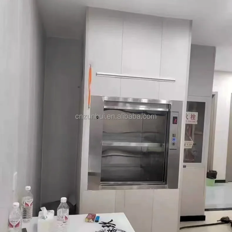 China Outdoor 150kg Mini Dumbwaiter Lift 100kg Small Kitchen Food Elevator for Restaurant