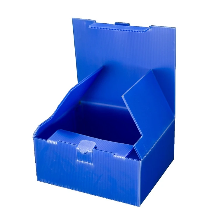Customized Size Boxes Colorful Printing Eco-Friendly Material Bins Plastic box pp Corrugated for storage packing and handling