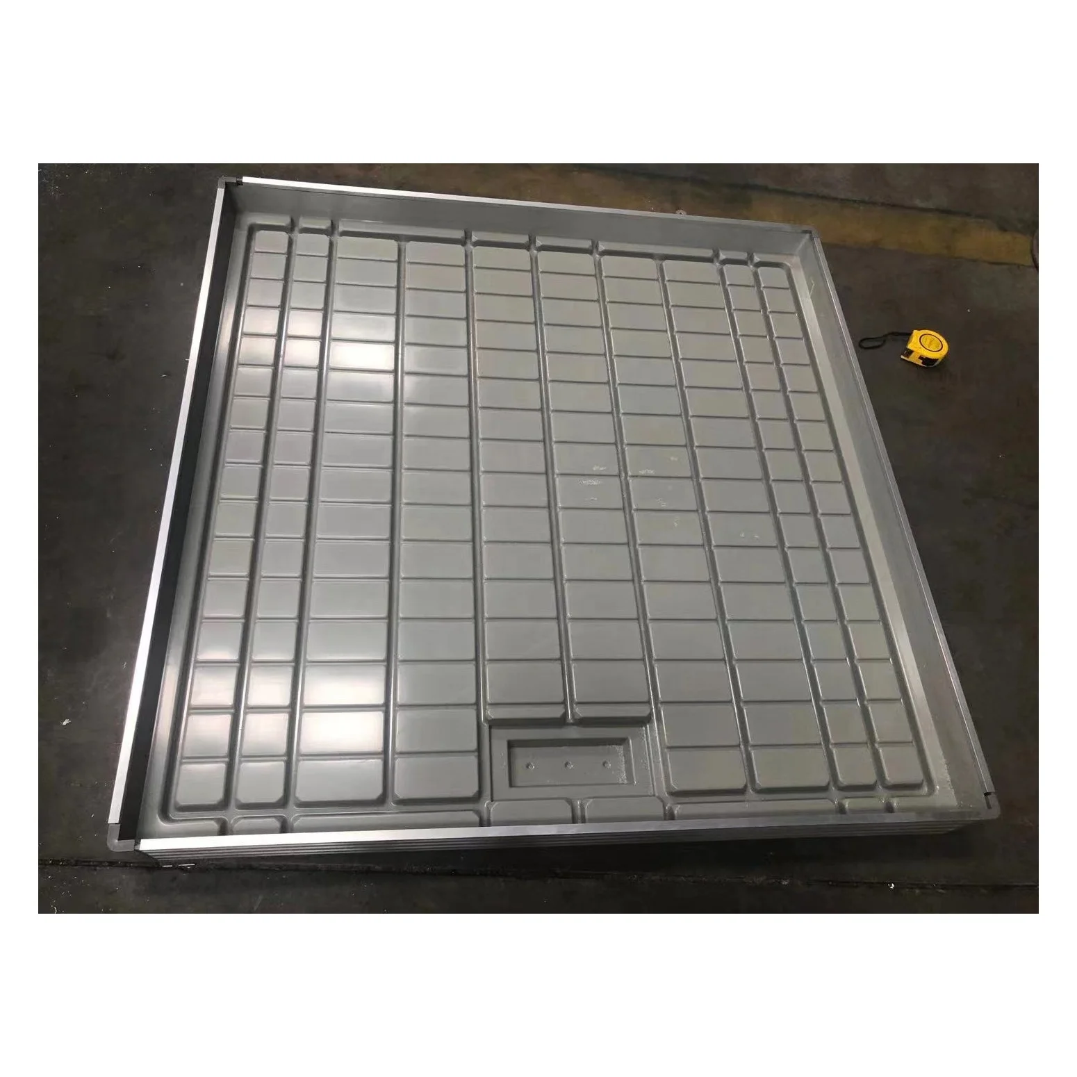 Agriculture hydroponic ebb and flow growing tray ABS big flood tray 2*4ft/4*8ft large bandeja hemp nursery seedbed