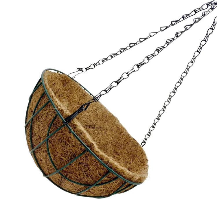 12 inch coco liner wall hanging basket planter pot