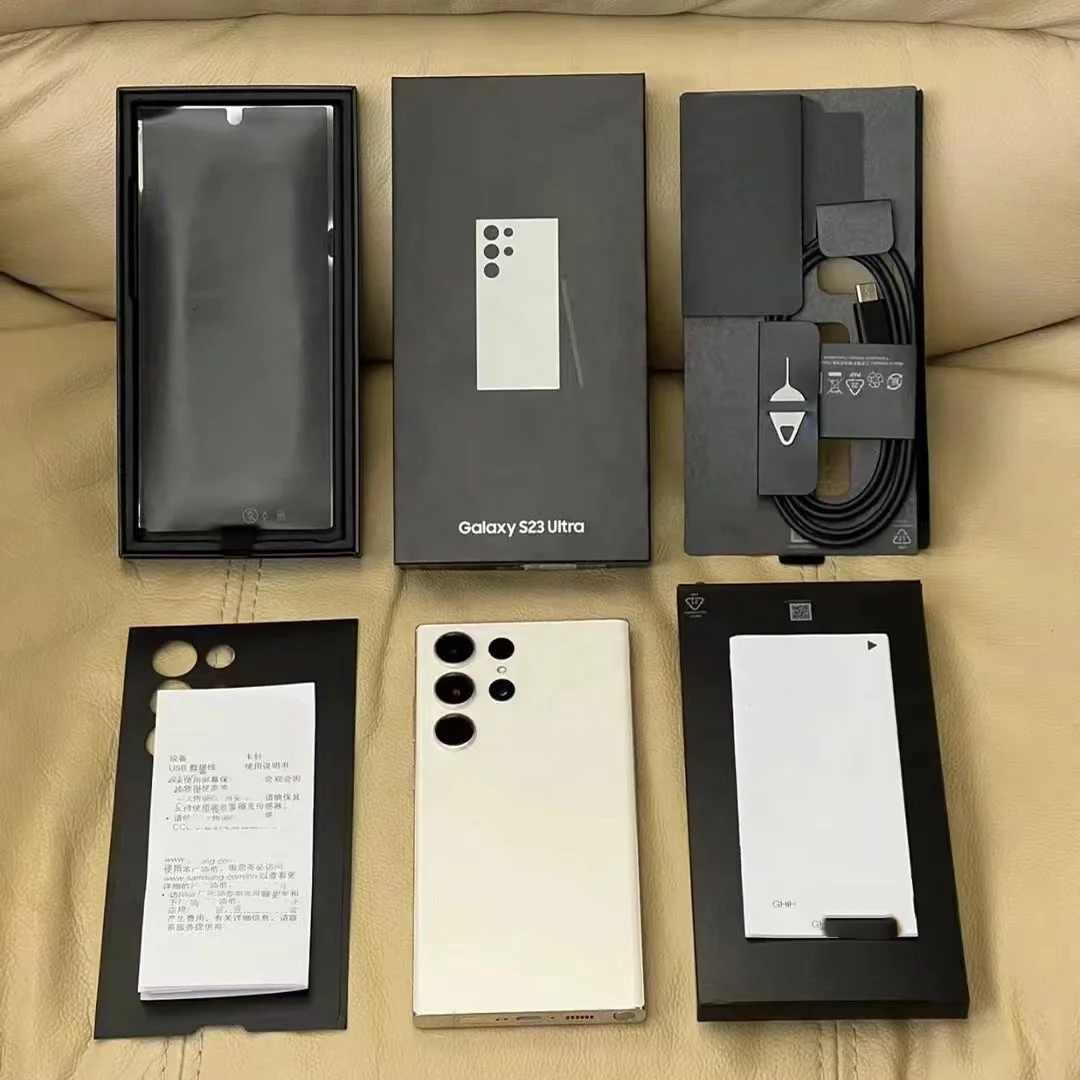 Hot Selling Global version S23U Ips 16Gb+1040Gb 6.8 Inch 3G 4G Branded Original S23 Ultra smart phones