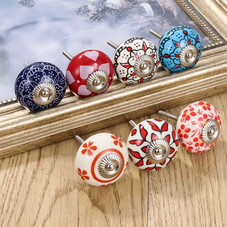 Modern Minimalist Colorful Ceramic Knobs Children Drawer Knobs Fish Shape Ceramic Handles With Great Price