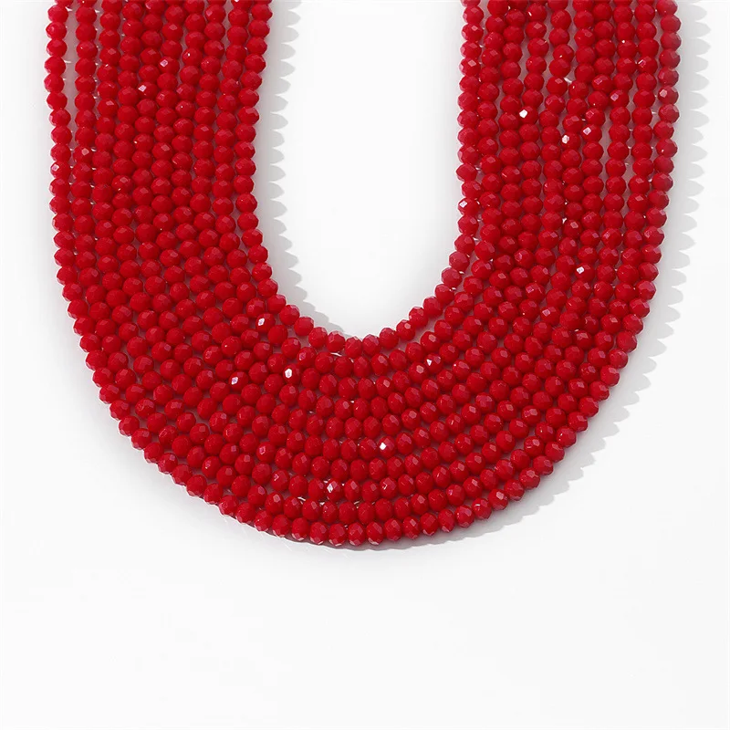 AAA Grade 6mm Faceted Rondelle Beads Natural Stone and Crystal for Jewelry Making Wholesale by Strand DIY Chinese Crystal Beads