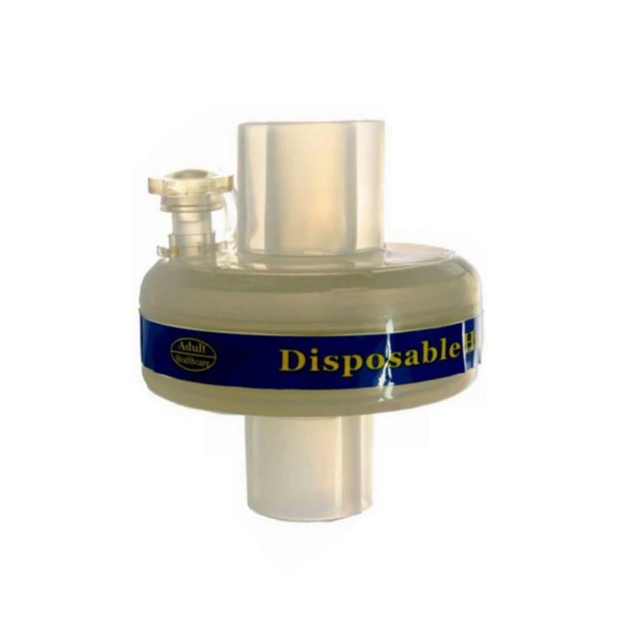 Disposable Medical Bacterial Filter Heat and Moisture Exchange HME Filter For Adult Pediatric or Neonatal