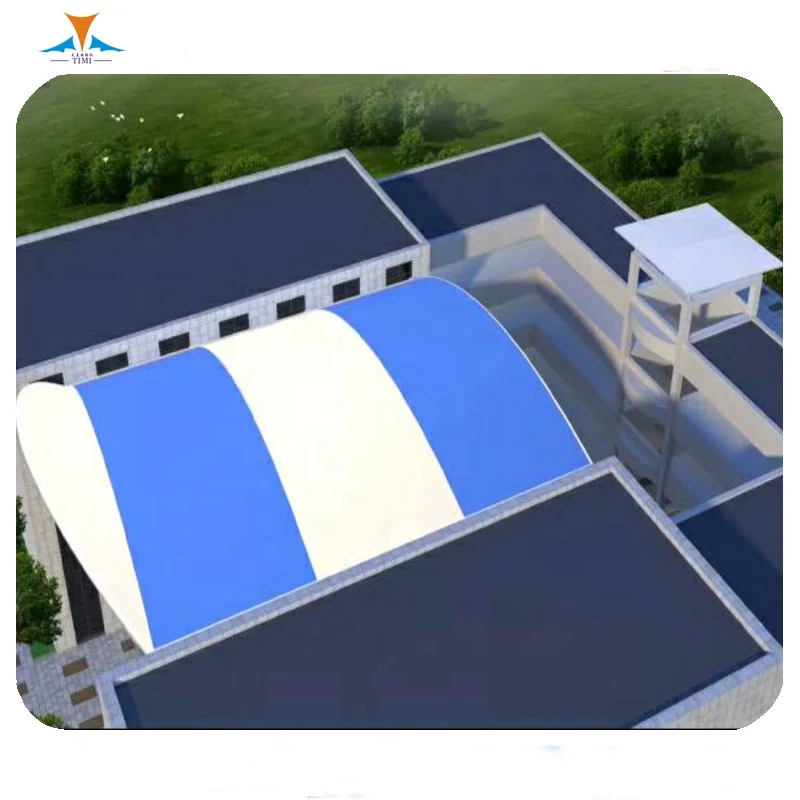pvdf architecture roof tent shed fabric tensile stadium roof membrane structure