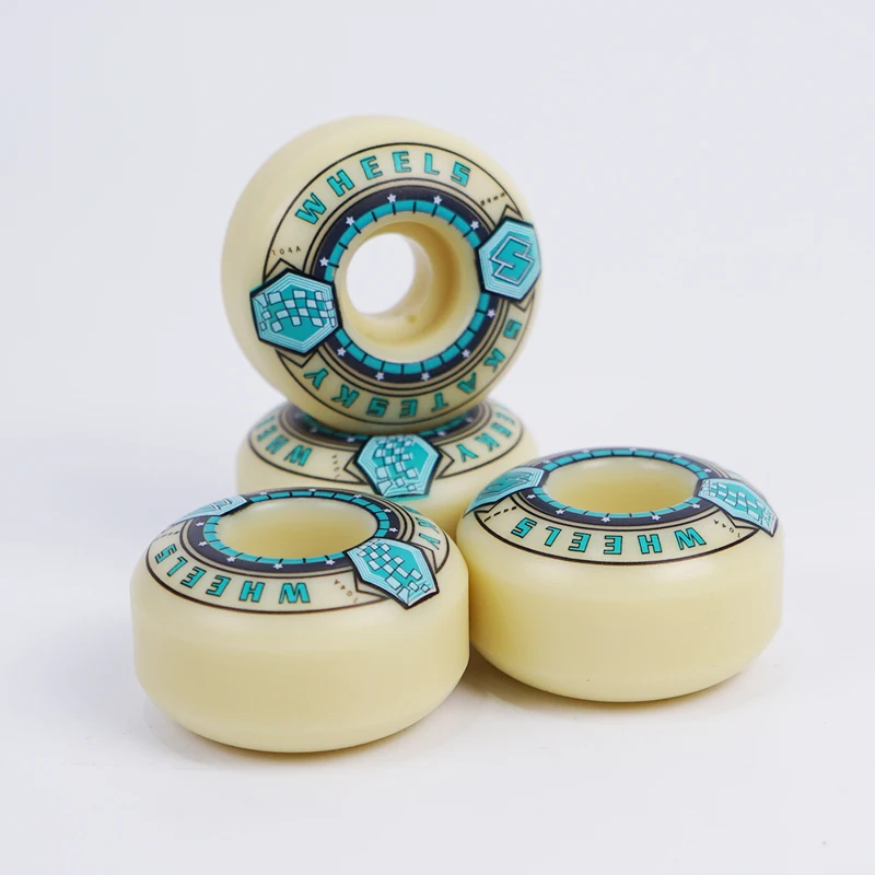 SKATESKY Round Shape 54mm 80% Rebound PU Skate Skateboard Wheels