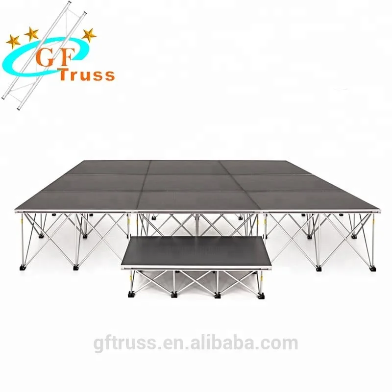 new portable GF aluminum stage deck for events mini stage platform from Chinese manufacturers