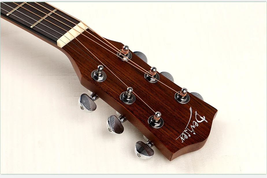 Новое поступление hickory обратно все твердых акустическая изготовленный на заказ гитара с эквалайзером оптовая цена по прейскуранту завода минимальный заказ клиента LS-160N-EQ