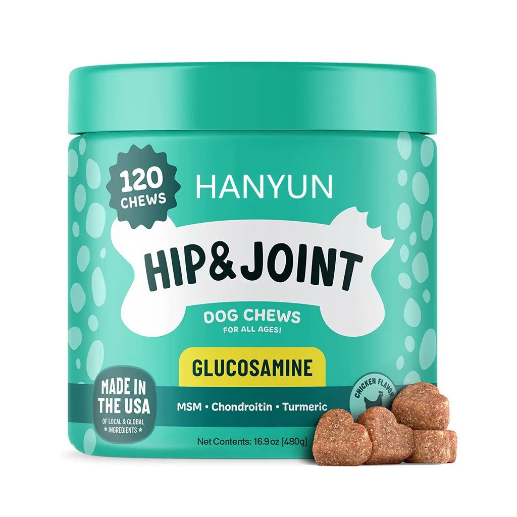 Glucosamine for Dogs Soft Chews - Hip and Joint Supplement for Dogs with Chondroitin, Turmeric & MSM