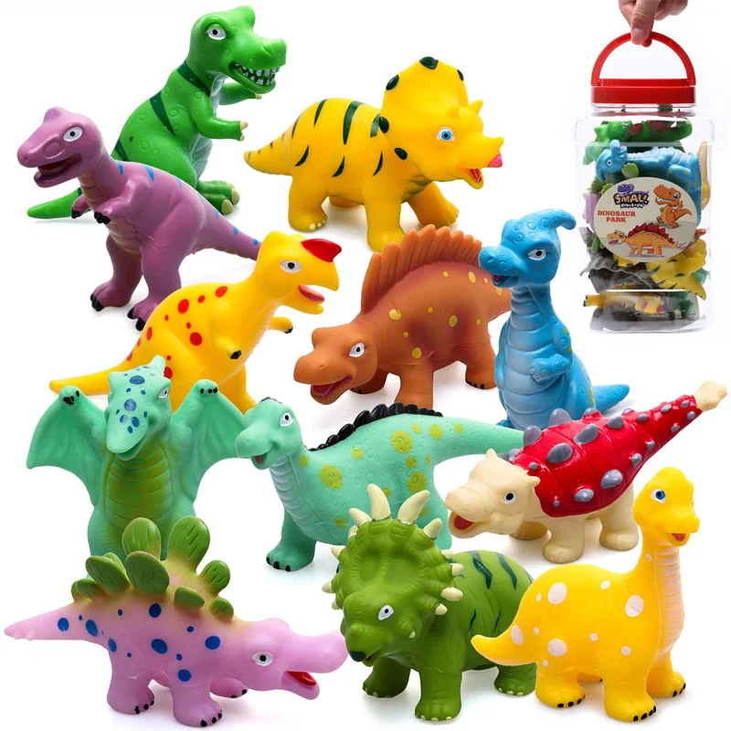 Spray Kids Bath Tub Toys, Wholesale Floating Dinosaur Rubber Kids Baby Bath Toys//