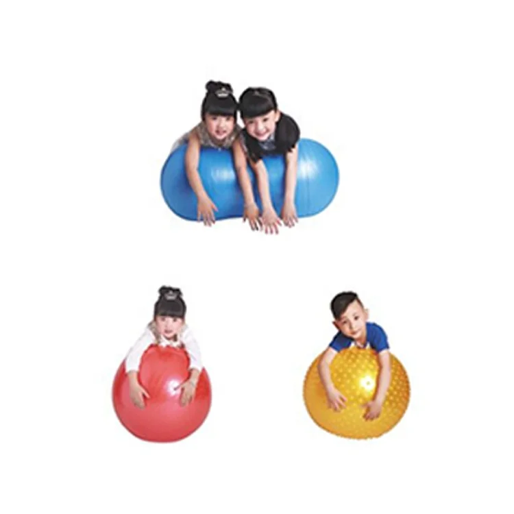 Multifunctional Gymnastics Fitness Eco Friendly Peanut Spiky PVC Kids Games Toys Massage Ball Set