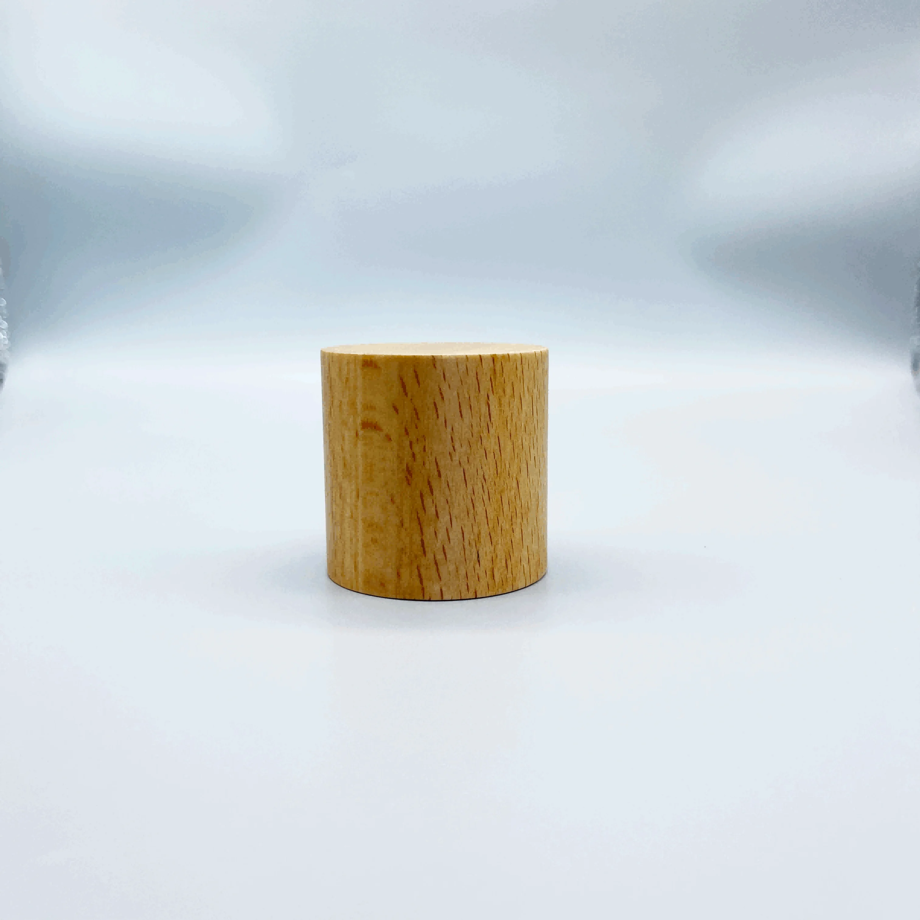 Black Wooden Cap 30ml 50ml Cube Square Perfume Empty Glass Bottle Bottles For Perfumes Clear Glass