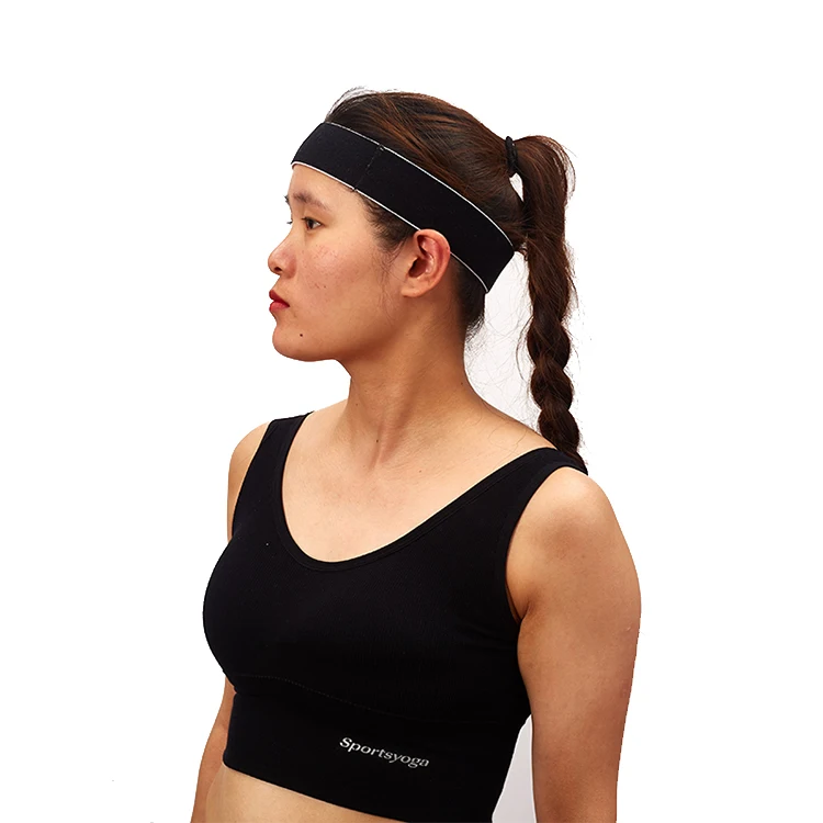 High Quality Non-Slip Colour Adjustable Soft Sport Headband For Men