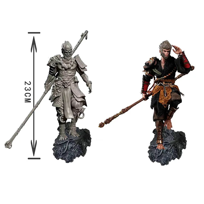 Chinese Game Black Myth Wukong Figurine Goku Model Ornaments Action Anime Figure Sun Wukong Collection