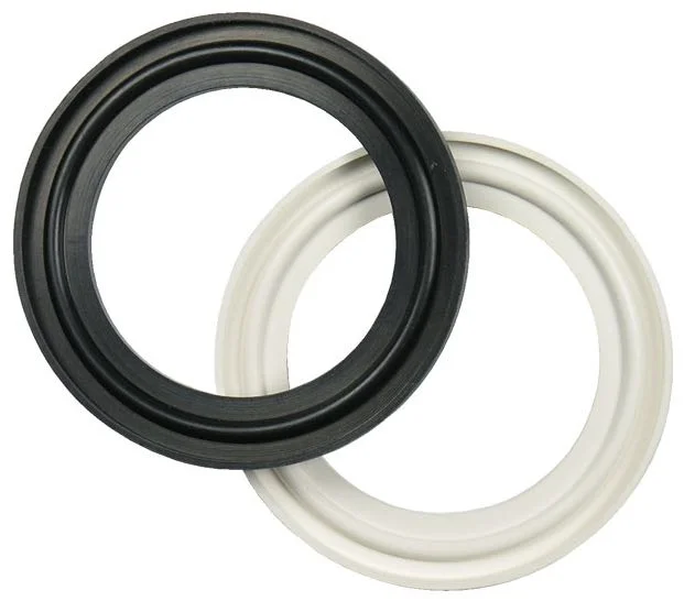 Гигиеническая прокладка с тройным зажимом резиновая масляная PTFE/NBR/EPDM/FKM/силикон