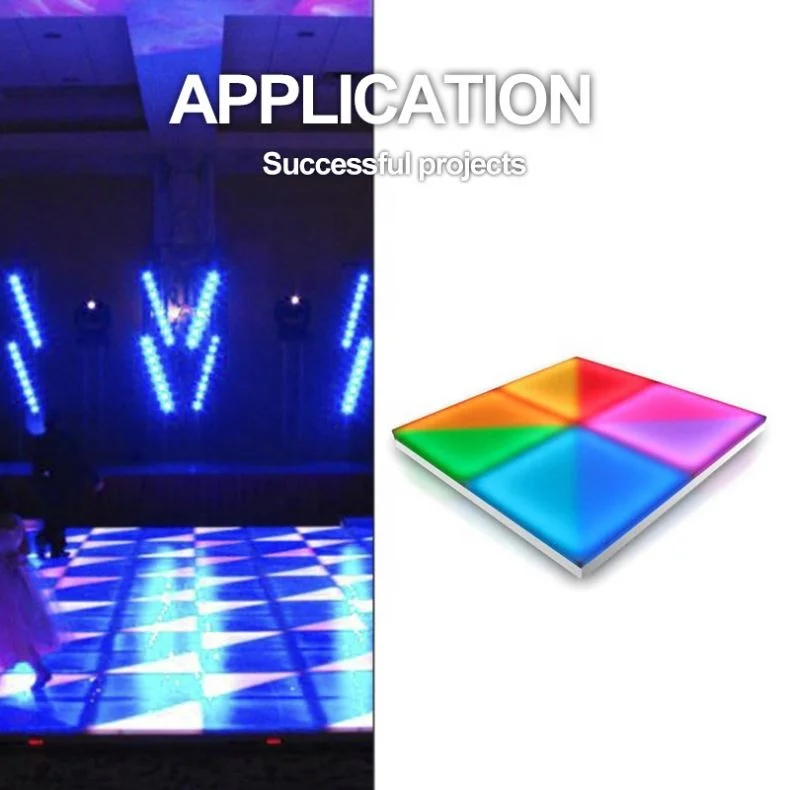 Acrylic led stage panel can supply DMX, voice control even run by itself