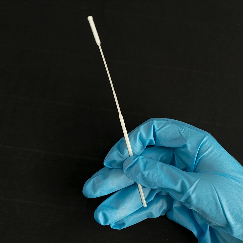 Hot Sale Specimen Collection Nasopharyngeal Sterile Cotton Disposable Oral Antigen Mouth Swab Test