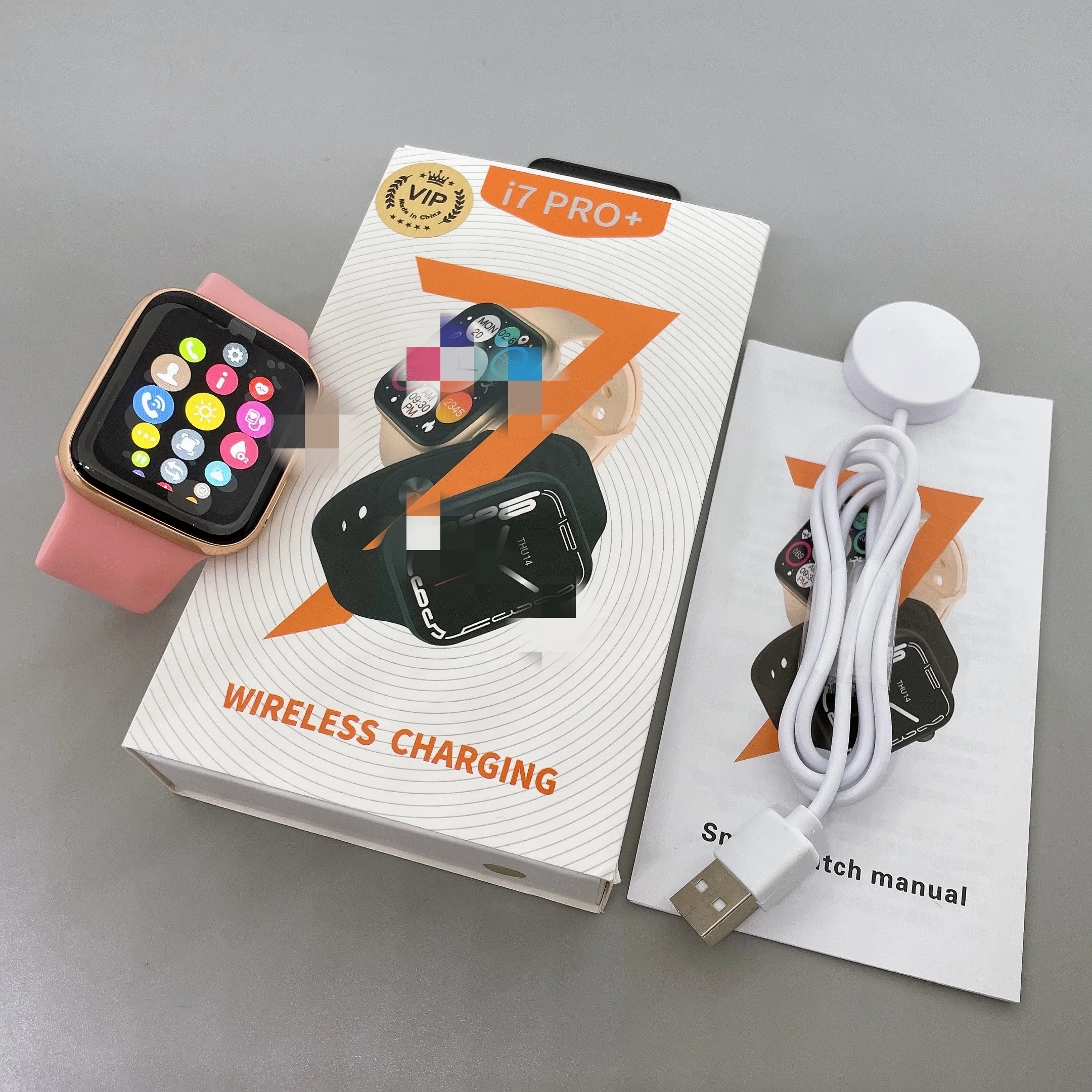 i7 plus pro VIP Smart Watch Hryfine Fitness Bracelet Metallic Watch Frame fashion 2022 New Arrival With High Quality Watch