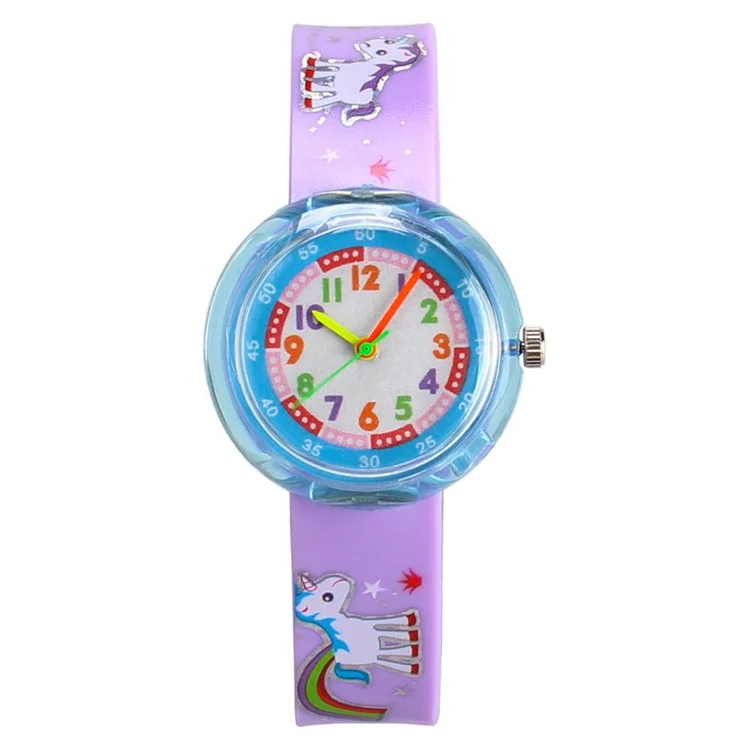 
Factory Supply Harajuku Animal Cartoon Pattern Quartz Fashion Hand Watch Kids Watches 