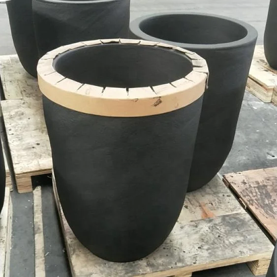 Chinese crucible supplier silicon carbide graphite crucible for melting metal
