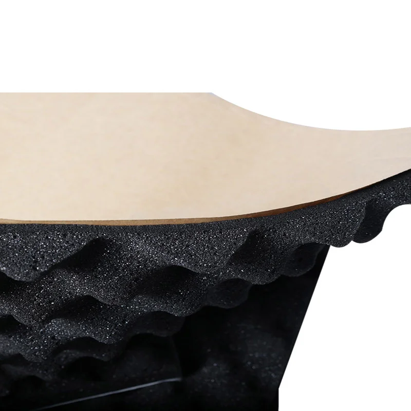 Manufacturer  8mm Thickness wavy rubber foam Heat Insulation Sound absorption material