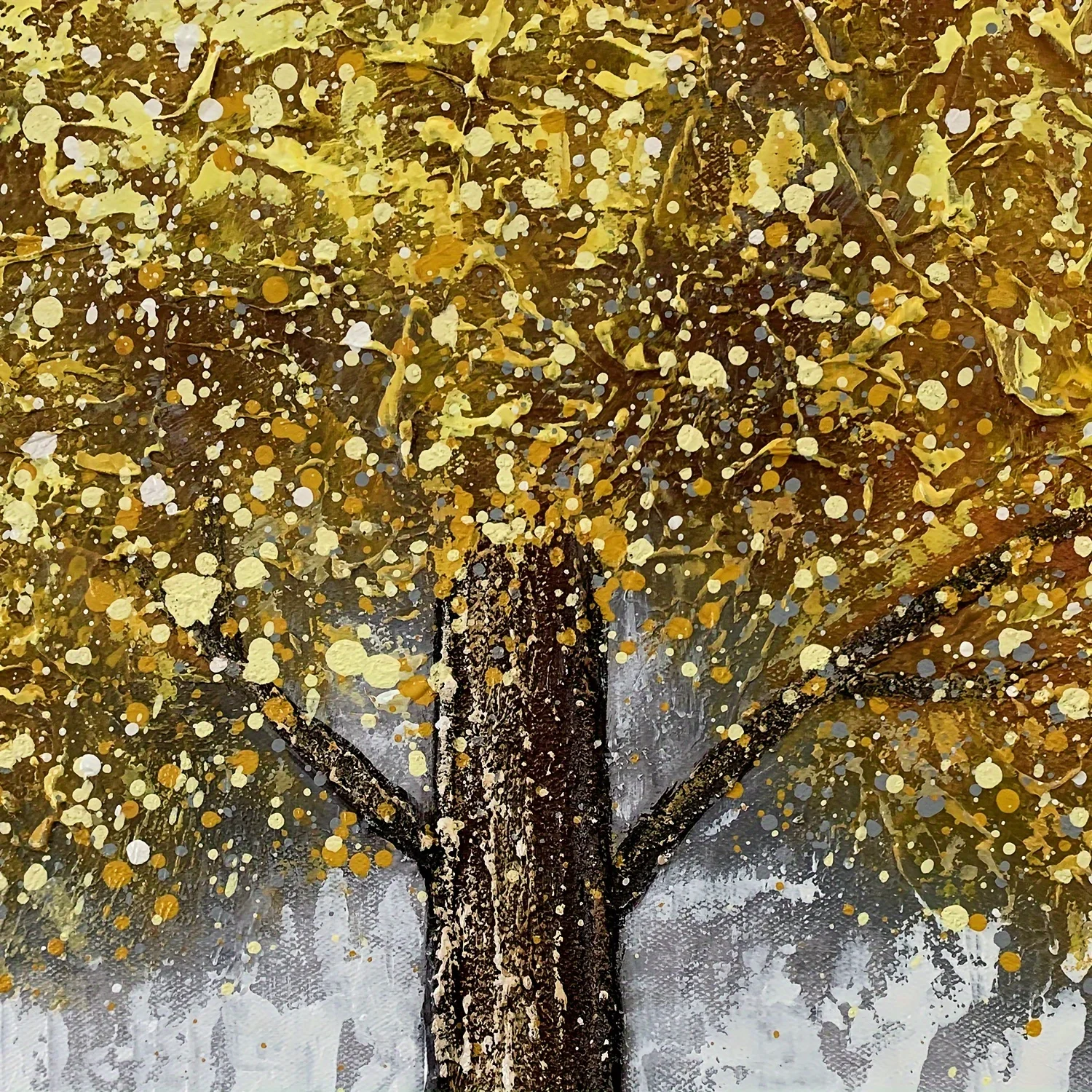 Custom 100% Hand Painted Home Decor Tree Wall Art Decor Pictures Handmade Canvas Artwork Hand Oil Painting