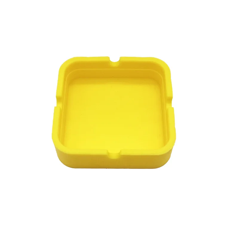 Unbreakable Silicone Square Cigar Ash Tray For Indoor and Outdoor
