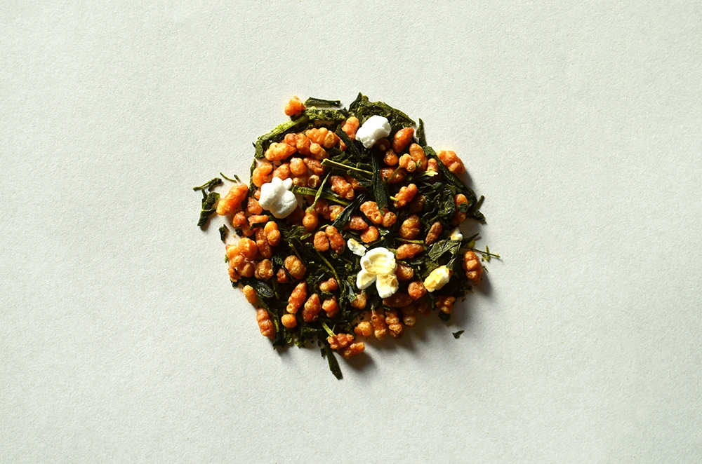 Genmaicha grain loose health blended packing tea bag custom design