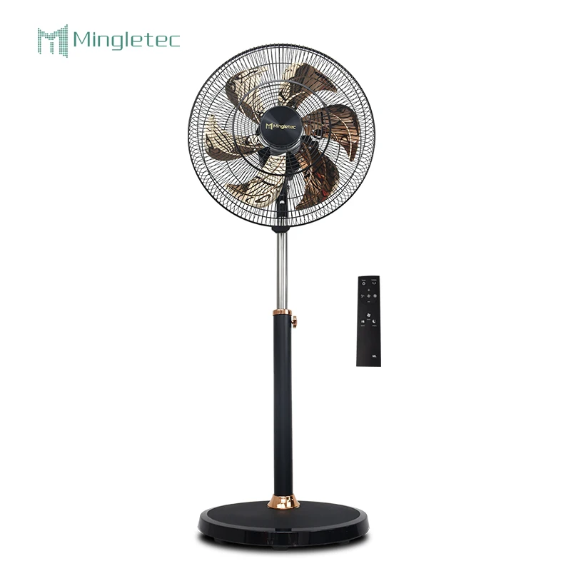 18 inch brushless dc Round Base standing fan with screen control