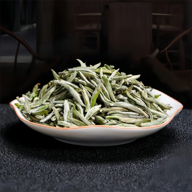 Белый чай высшего качества Bai hao yin zhen китайский свободный серебряный с иглой Baekho