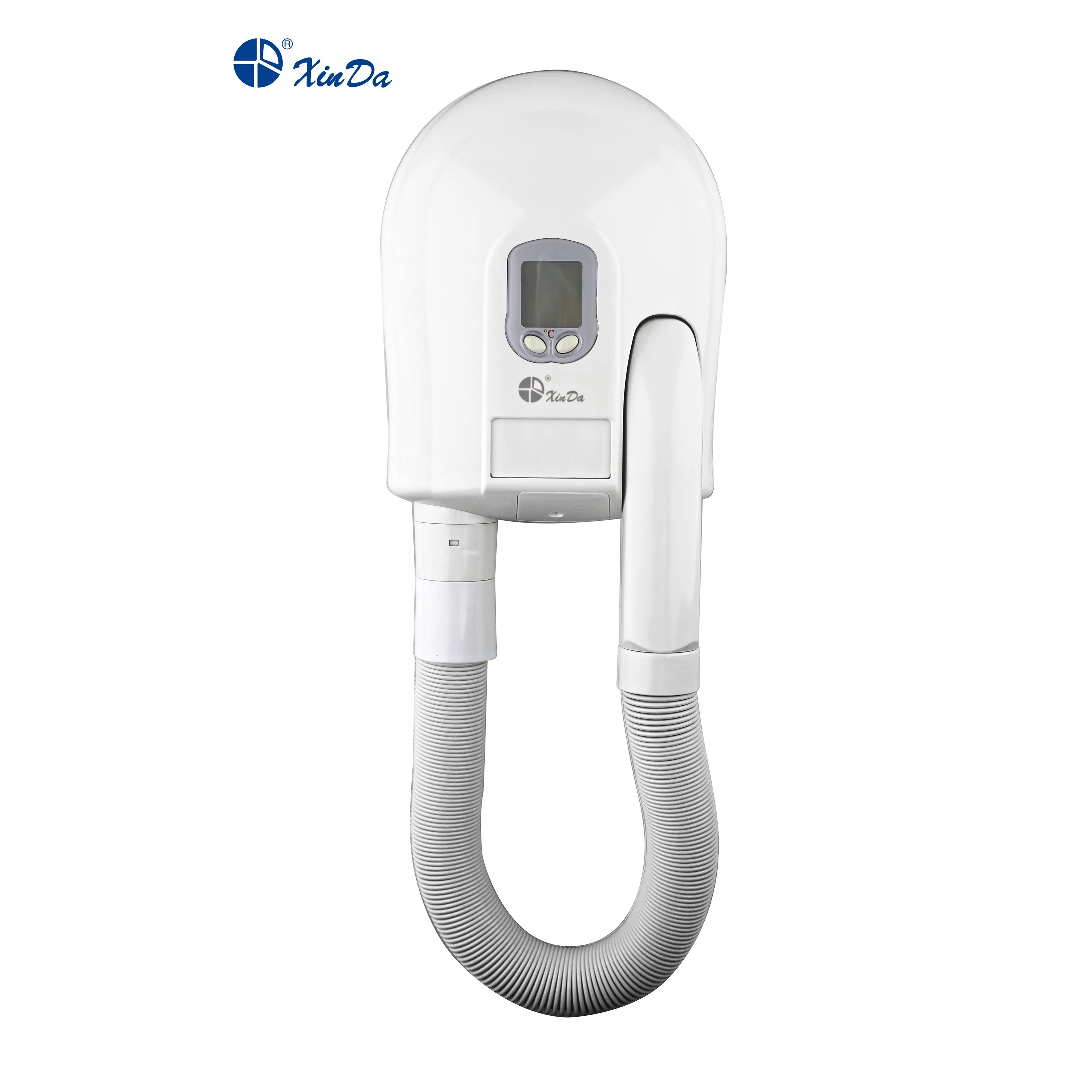 
XINDA GDC-150 15A Home & Hotel Professional Dryer for Hair and Body Wall Mounted ABS White 