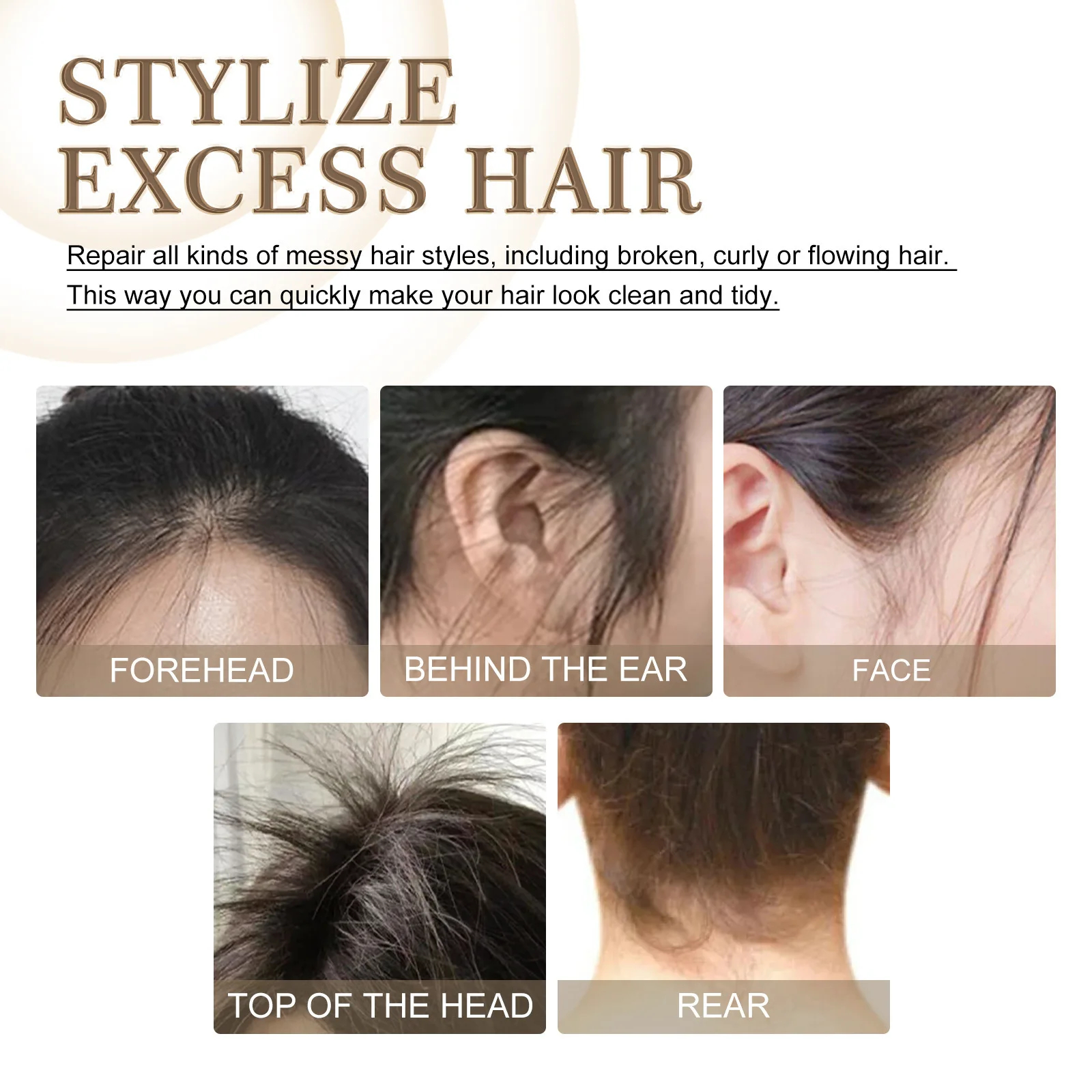Styling Wax Stick for Strong Hold Pomade Stick | Long Lasting Texture + Shapes Hair Wax Stick