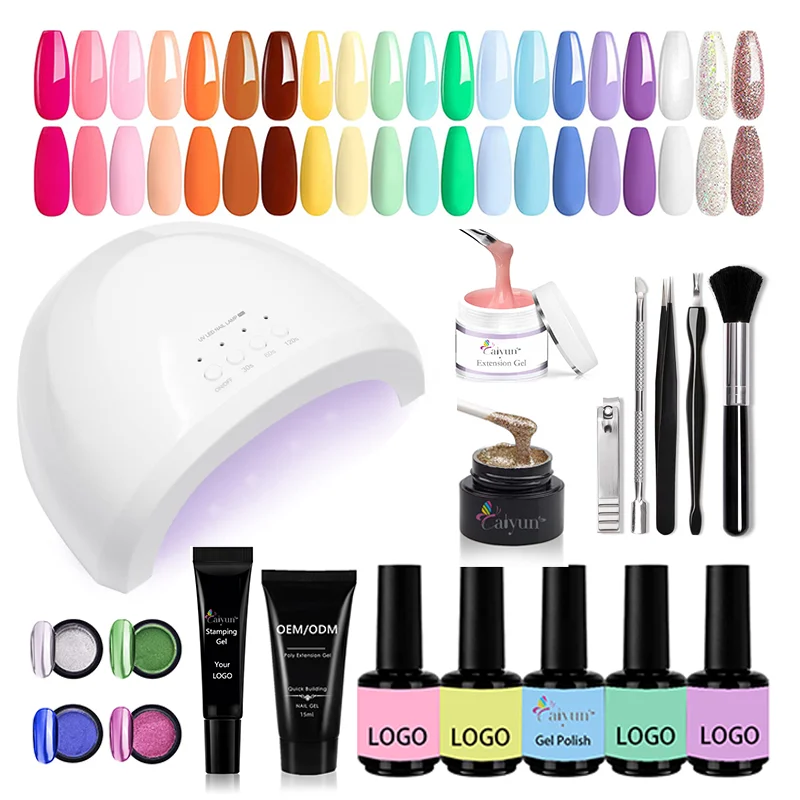 8ML Free Samples French Manicure Top Base Coat Nail Color White Pink Color Gel Polish