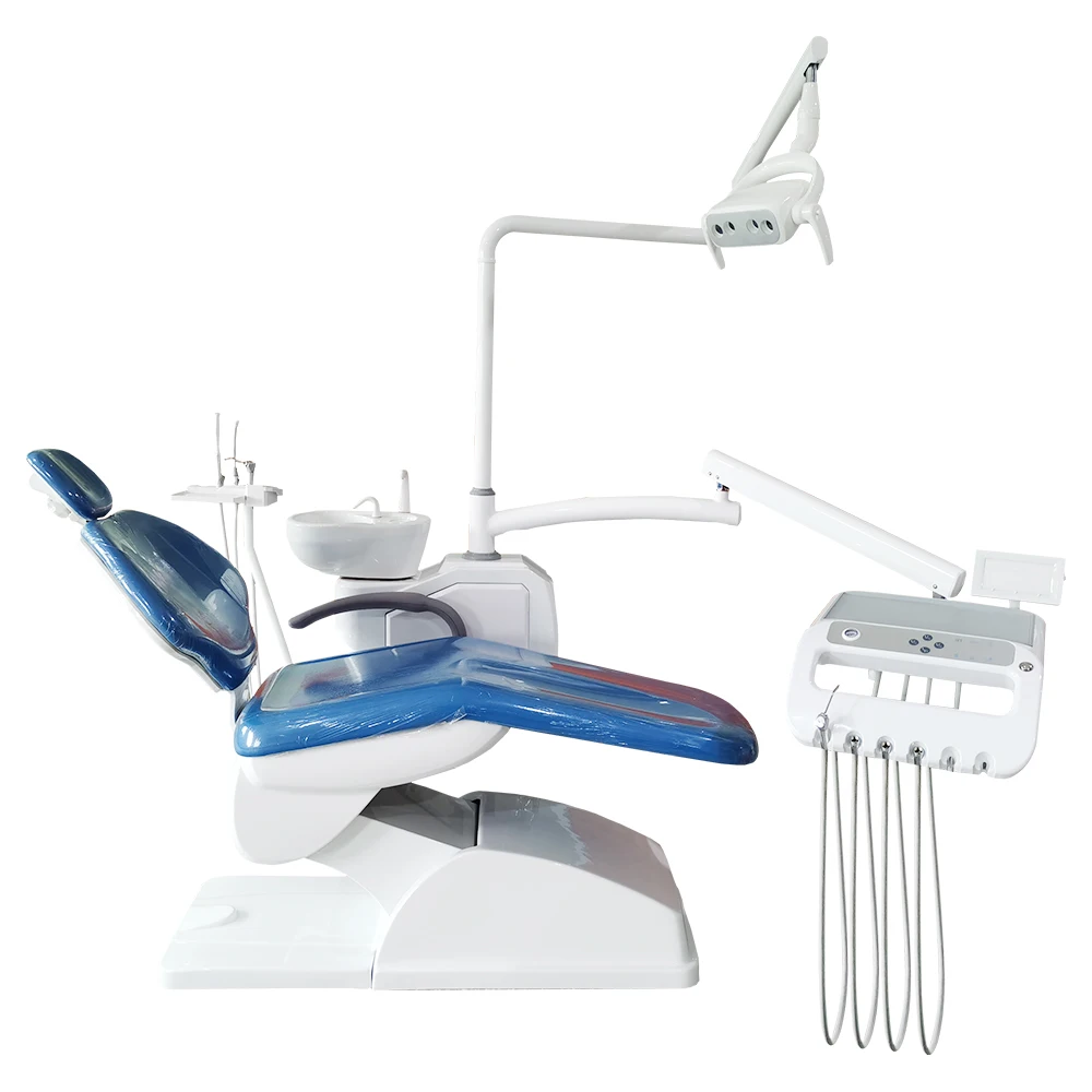 AliGan Dental Equipment Fashionable Style Dental Chair With Implant Function Stable Base Of High Level Model Integral Unit Set