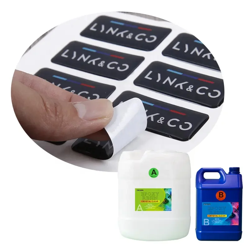 Factory Price High Quality & Super Clear 3D Epoxy Resin Doming Stickers Making