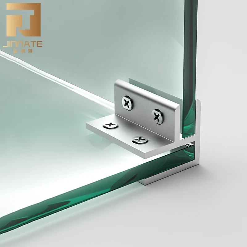 Tempered Glass Bracket Glass Door Clamp Adjustable Corner Connector Clamp