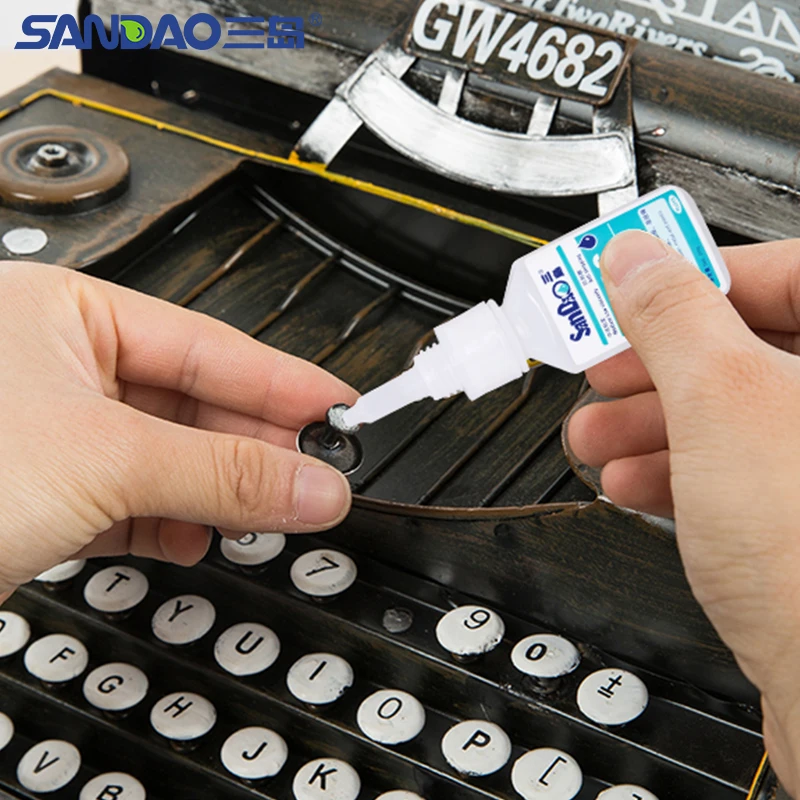 Free Sample SD495AC GP Metal Glass Plastic Bonding Ethyl Cyanoacrylate Fast Drying Adhesive Instant Super Glue