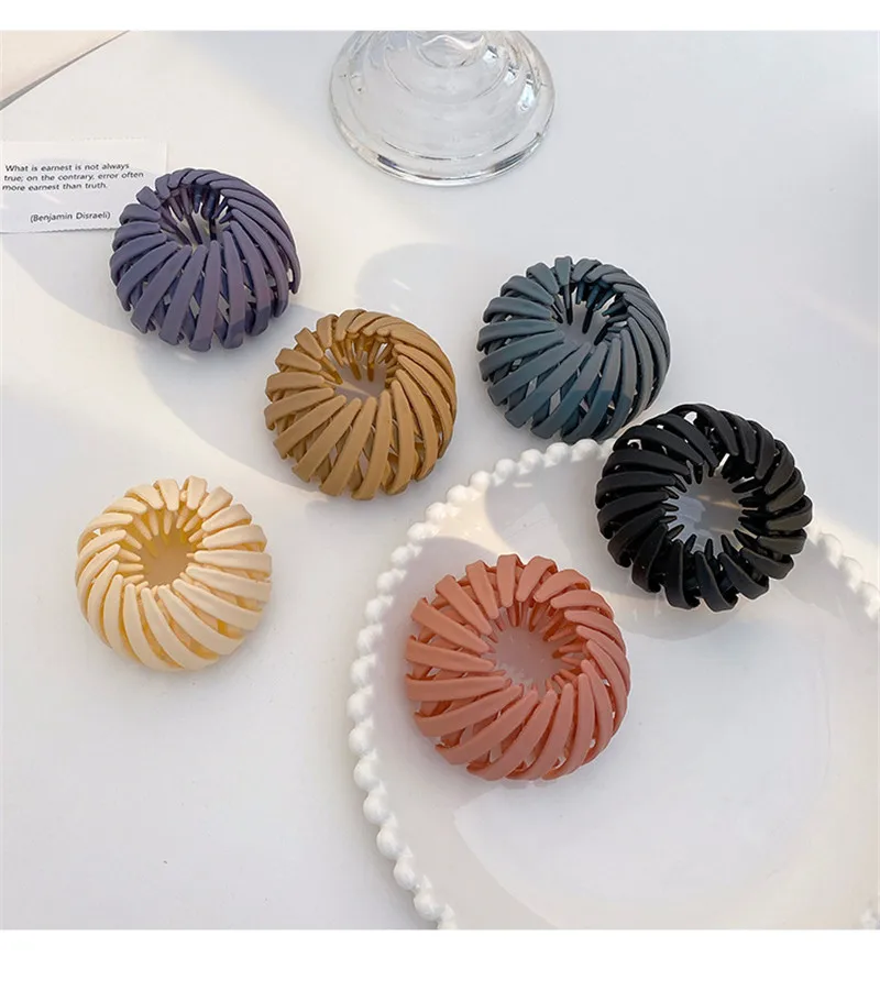 Luxury Hair Ties women Twist Hair Band 2020 Bird S Hair Nest Device Claw Scrunchies