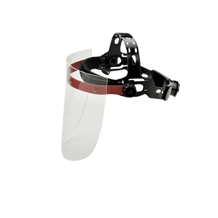Guardrite Brand Full Face protection Head-mounted Overall Transparency Face Shield