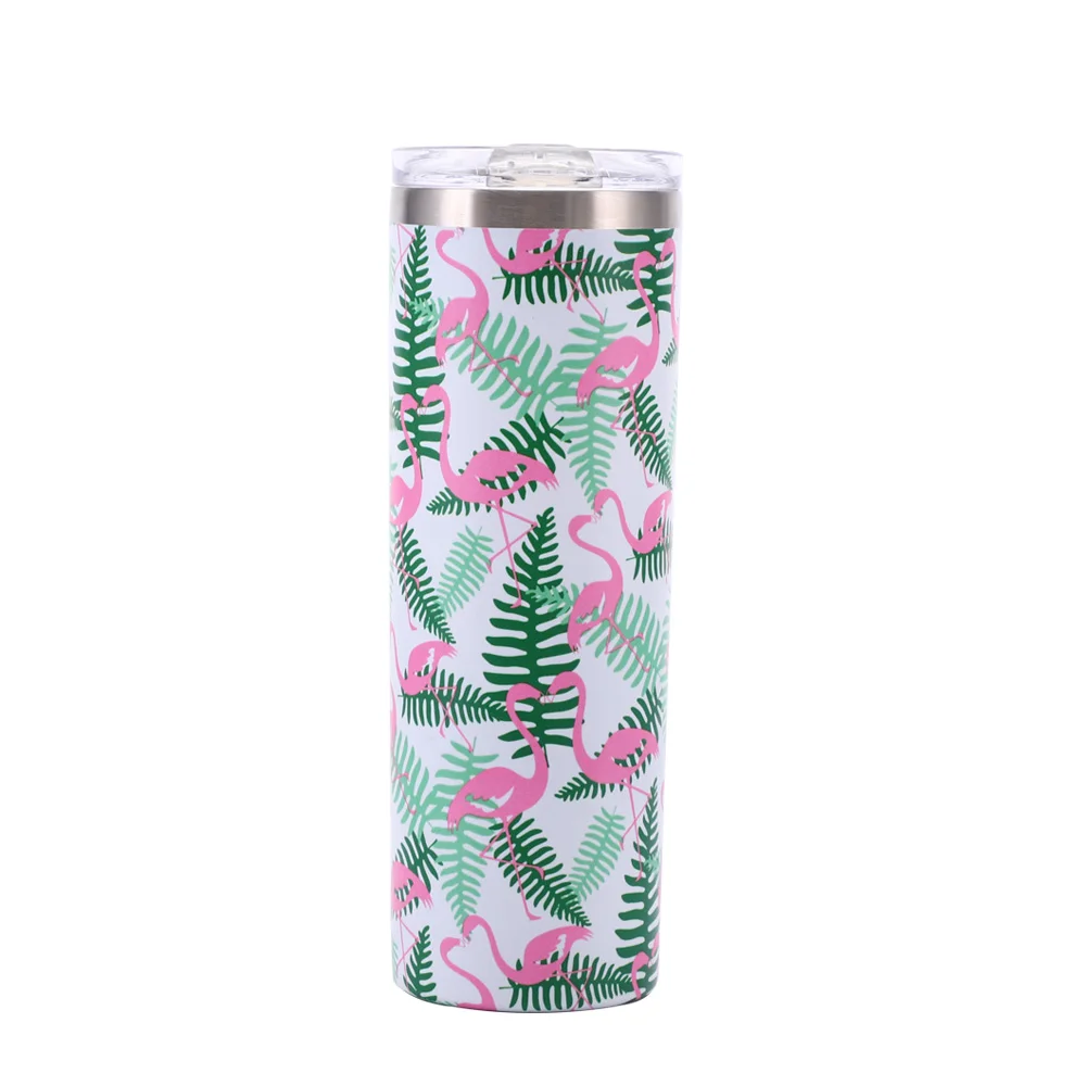 Wholesale Double Wall Vacuum Insulated Stainless Steel Coffee Tumbler with Straw