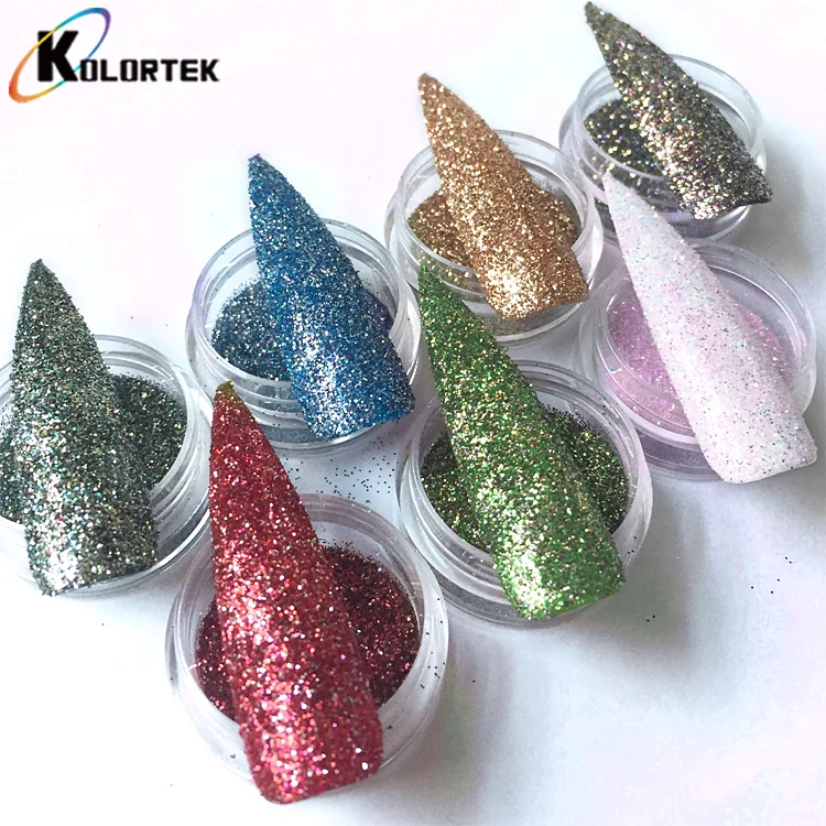 
Bulk Nail Art Decoration Glitter Powder Wholesale Polyester Holographic Glitter for Nails 
