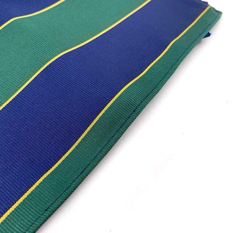 25cm Pocket Square  Stripe  Multicolor Optional Screen Printing Paisley Handkerchiefs  For Men