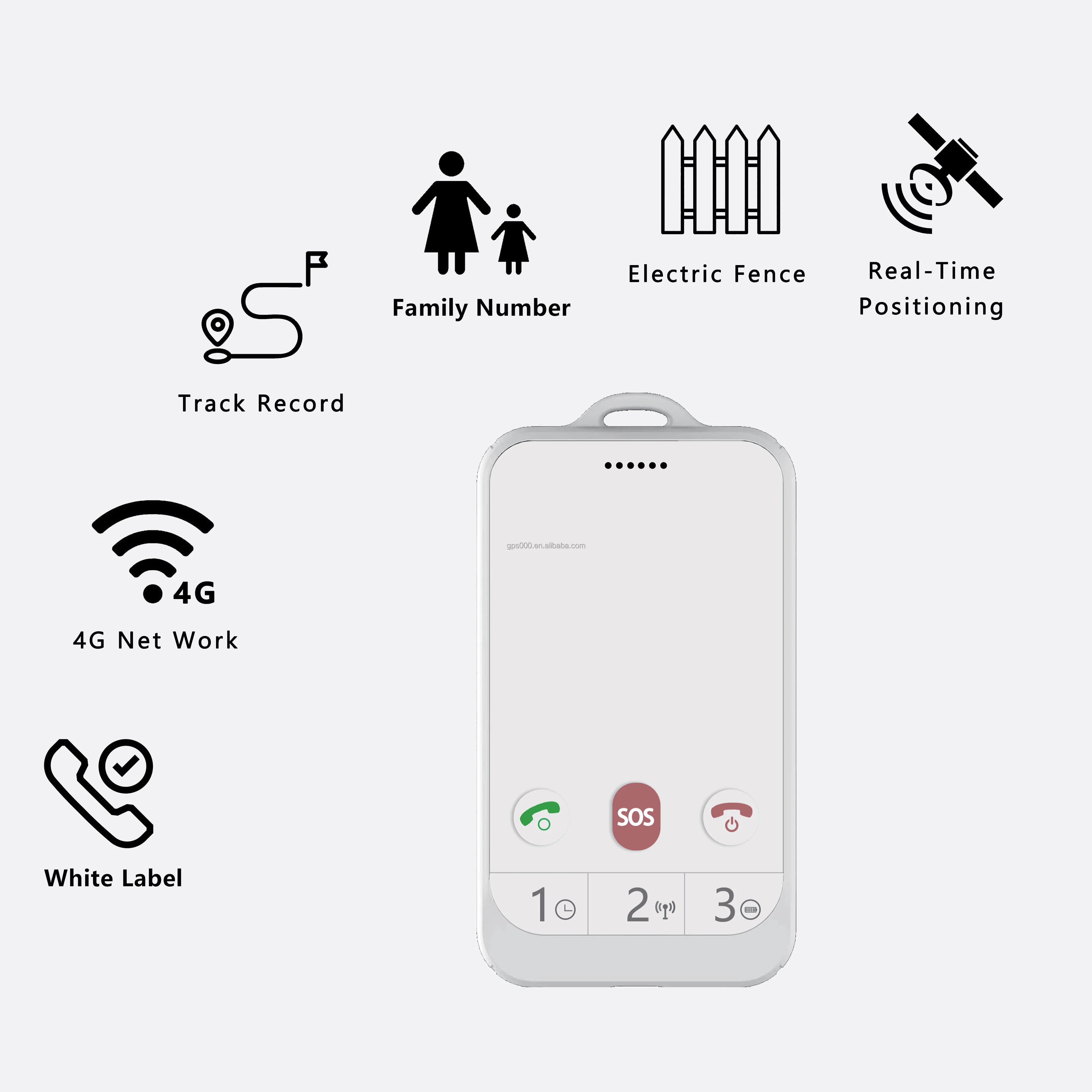 School management GPS tracker positioning 4G network supports management trackers in most parts of the world