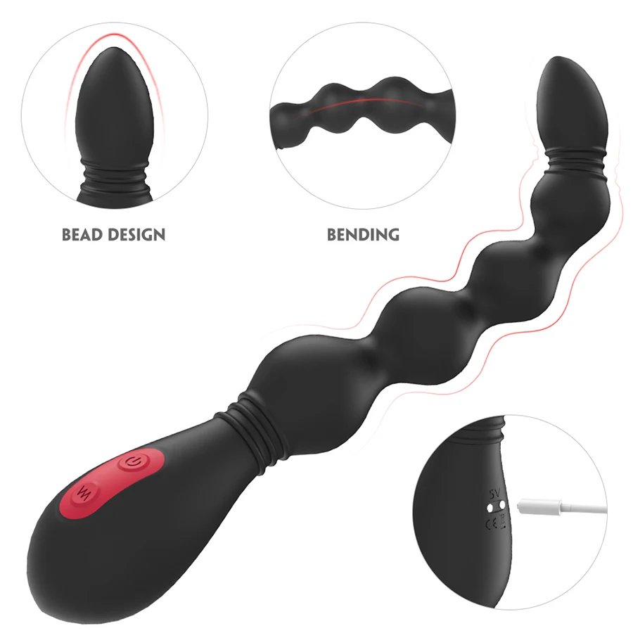 S-HANDE online-sex-shop cola de zorro anal juguete tail sex electric shock anal plugs anal dilator beads vibrating for man women