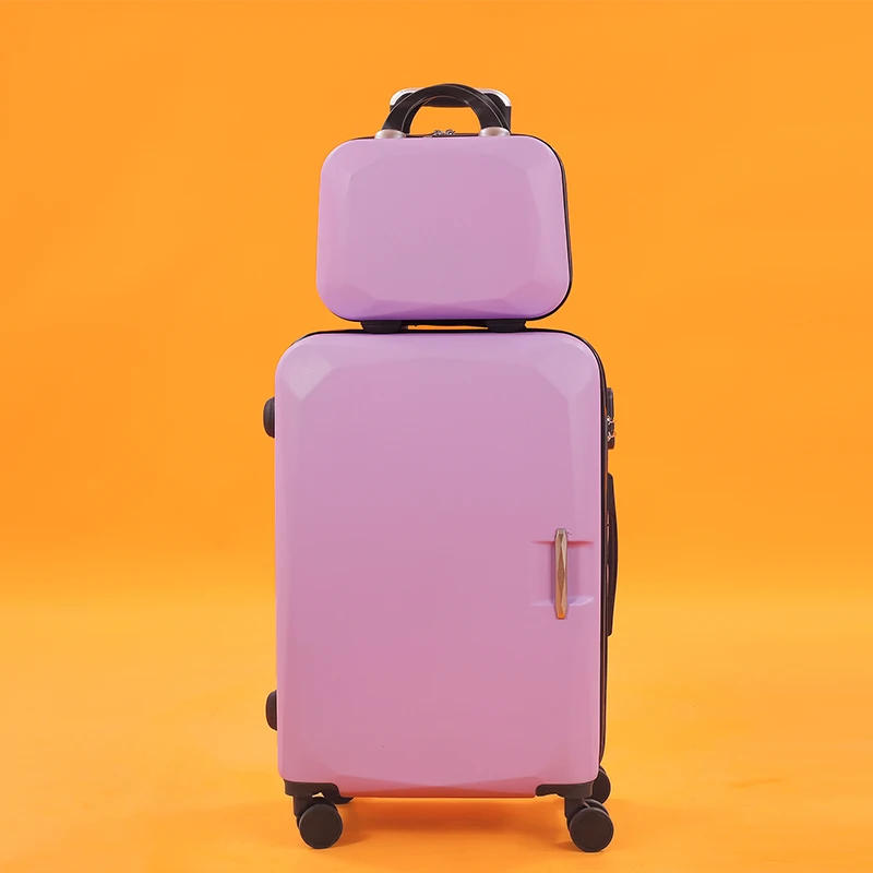 Luggage Suitcase Piece Set Carry On ABS+PC Spinner Trolley with pocket Compartmnet Weekend Bag  20in carry on