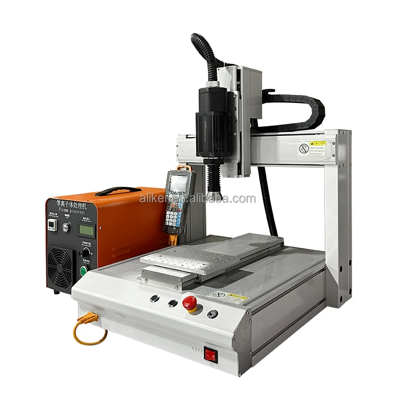 PP/ABS plastic bottle surface corona rotary injection fully automatic online plasma cleaning plasma processing machine